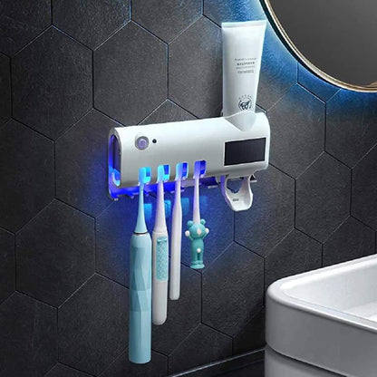 🔥Esterilizador de Cepillos con rayos UV, 3 en 1 🪥🦷💨🍃
