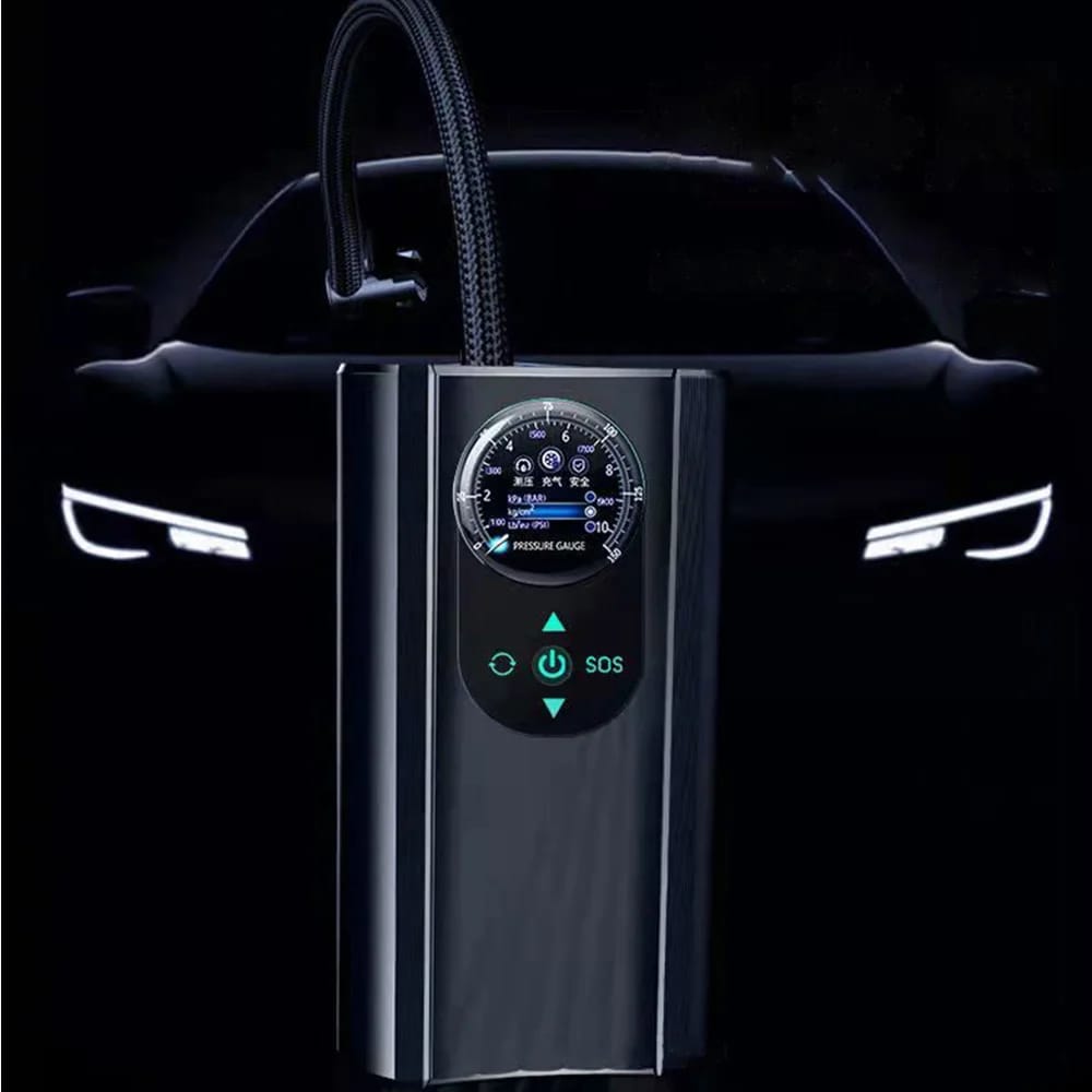 🚗 Compresor de Aire Portátil para Auto⚡–Infla Llantas en Segundos